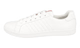 Prada Men's White Leather Sneaker 4E3366