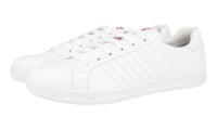 Prada Men's White Leather Sneaker 4E3366