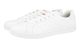 Prada Men's White Leather Sneaker 4E3366