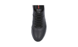 Prada Men's Black Leather Sneaker 4E3367