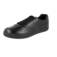 Prada Men's Black Leather Sneaker 4E3367