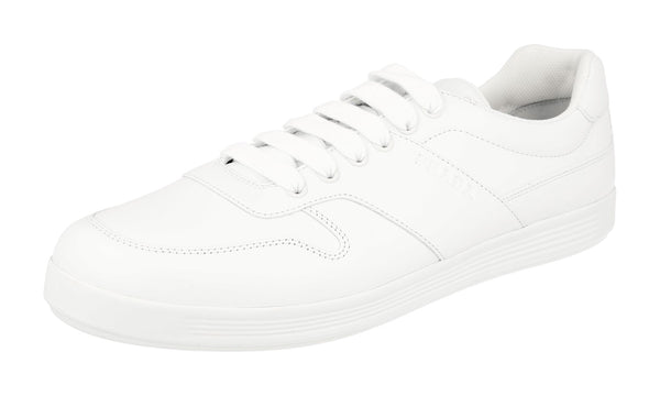 Prada Men's 4E3367 3O9U F0009 Leather Sneaker