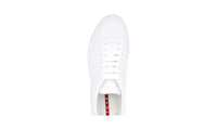Prada Men's White Leather Sneaker 4E3367