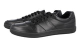 Prada Men's Black Leather San Francisco Sneaker 4E3367