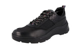 Prada Men's 4E3373 3V88 F0A13 Leather Sneaker