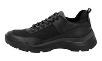Prada Men's Black Leather Sneaker 4E3373