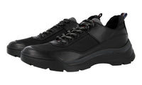 Prada Men's Black Leather Sneaker 4E3373