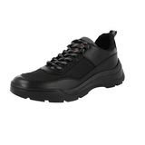 Prada Men's Black Leather Sneaker 4E3373