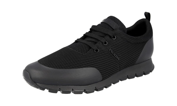 Prada Men's 4E3379 1OT7 F0002 Textile Sneaker