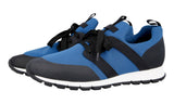 Prada Men's Blue Neoprene Matchrace Sneaker 4E3380