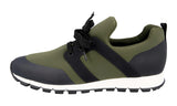 Prada Men's Green Neoprene Matchrace Sneaker 4E3380