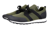 Prada Men's Green Neoprene Matchrace Sneaker 4E3380