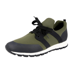Prada Men's Green Neoprene Matchrace Sneaker 4E3380