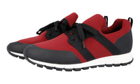 Prada Men's Red Neoprene Matchrace Sneaker 4E3380