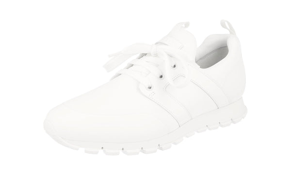 Prada Men's 4E3380 1OCS F0009 Textile Sneaker