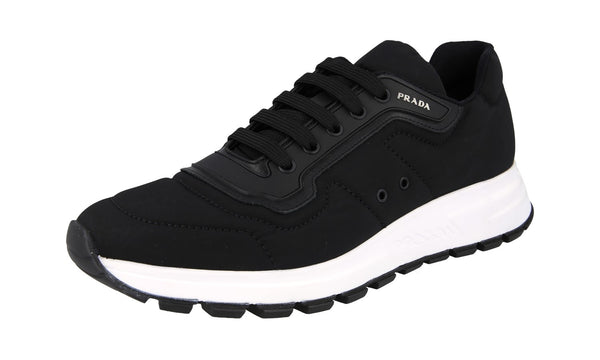 Prada Men's 4E3382 1MNT F0002 Textile Sneaker