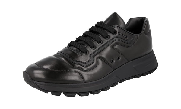 Prada Men's 4E3388 072 F0002 Leather Sneaker