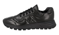 Prada Men's Black Leather Prax01 Sneaker 4E3388