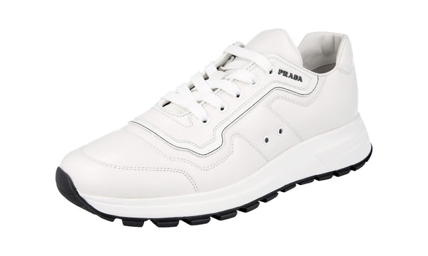 Prada Men's 4E3388 072 F0009 Leather Sneaker