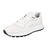 Prada Men's White Leather Prax01 Sneaker 4E3388