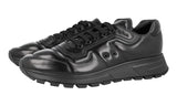 Prada Men's Black Leather Prax01 Sneaker 4E3388