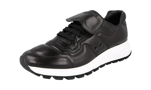 Prada Men's 4E3389 CZH F0002 Leather Sneaker