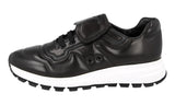 Prada Men's Black Leather Prax01 Sneaker 4E3389