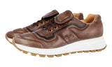 Prada Men's Brown Leather Prax01 Sneaker 4E3389