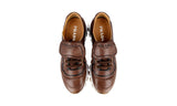Prada Men's Brown Leather Prax01 Sneaker 4E3389