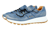 Prada Men's Blue Leather Prax01 Sneaker 4E3389