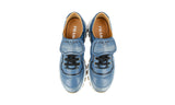 Prada Men's Blue Leather Prax01 Sneaker 4E3389