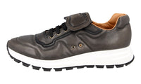 Prada Men's Grey Leather Prax01 Sneaker 4E3389