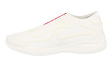 Prada Men's White Americas Cup Sneaker 4E3392