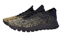 Prada Men's Black Prax01 Knit Lurex Sneaker 4E3393
