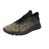 Prada Men's Black Prax01 Knit Lurex Sneaker 4E3393