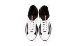 Prada Men's White Leather Americas Cup Sneaker 4E3400