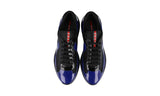 Prada Men's Blue Leather Americas Cup Sneaker 4E3400