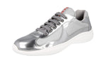 Prada Men's 4E3400 3LNG F0118 Leather Sneaker