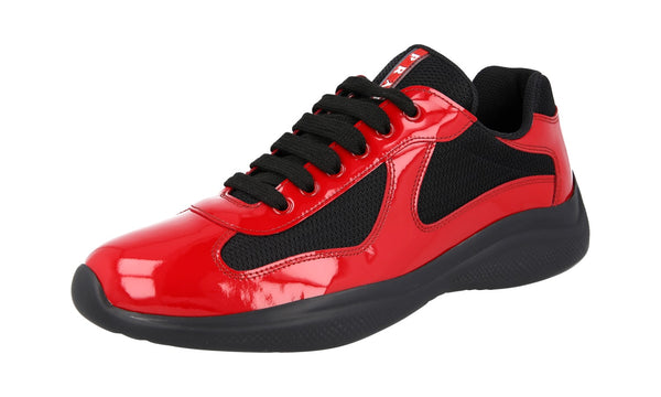 Prada Men's 4E3400 ASZ F0927 Leather Sneaker