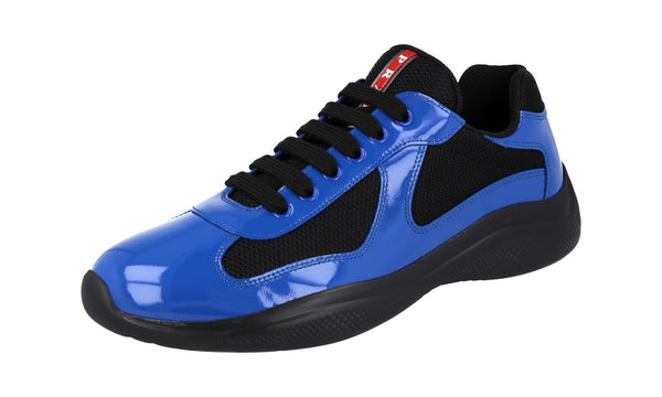 Prada Men's 4E3400 ASZ F0C6S Leather Sneaker