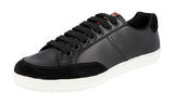 Prada Men's 4E3404 LOX F0002 Leather Sneaker