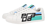 Prada Men's White Leather Downtown Limited Sneaker 4E3409