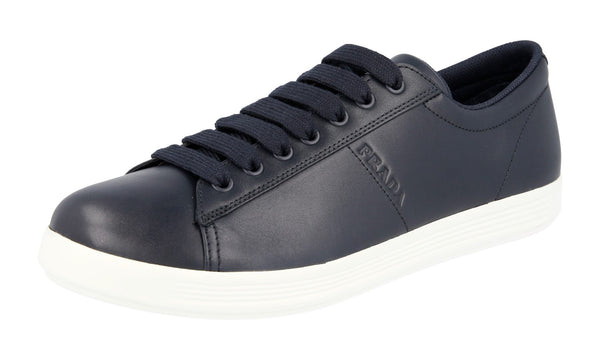 Prada Men's 4E3430 3O9U F0960 Leather Sneaker