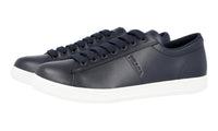 Prada Men's Blue Leather Sneaker 4E3430
