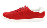 Prada Men's Red Leather Sneaker 4E3431