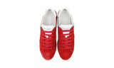 Prada Men's Red Leather Sneaker 4E3431