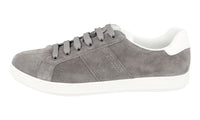 Prada Men's Grey Leather Sneaker 4E3431