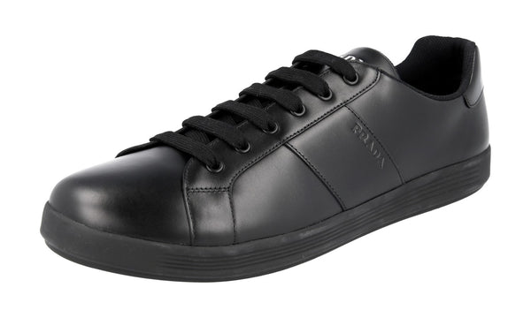 Prada Men's 4E3431 3O9U F0002 Leather Sneaker