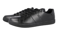 Prada Men's Black Leather Sneaker 4E3431