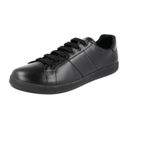 Prada Men's Black Leather Sneaker 4E3431
